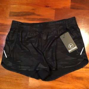 90.Degree Black Workout Shorts